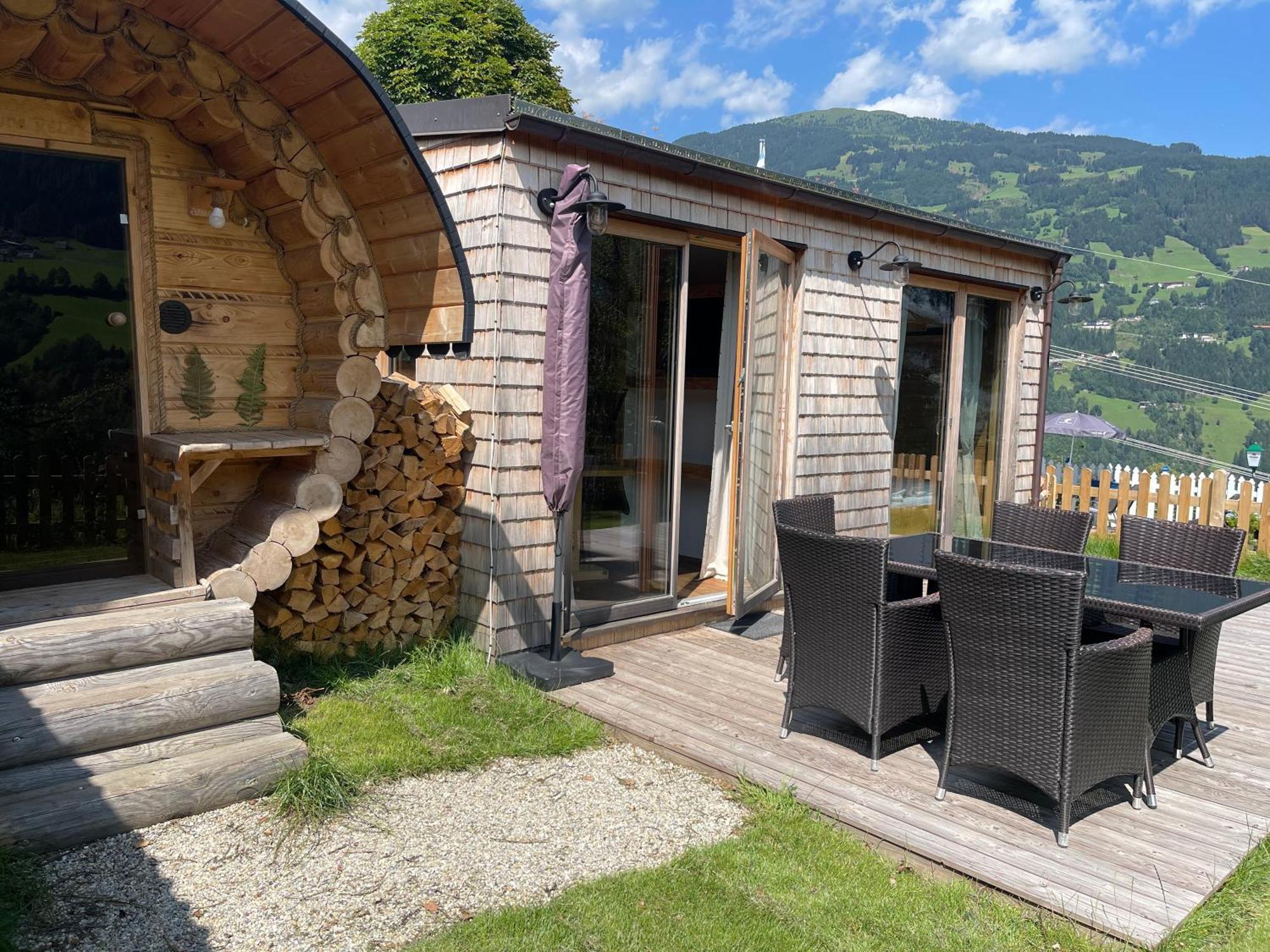 Chaleny - Das Erste Tiny House Chalet Im Zillertal Hainzenberg Eksteriør billede